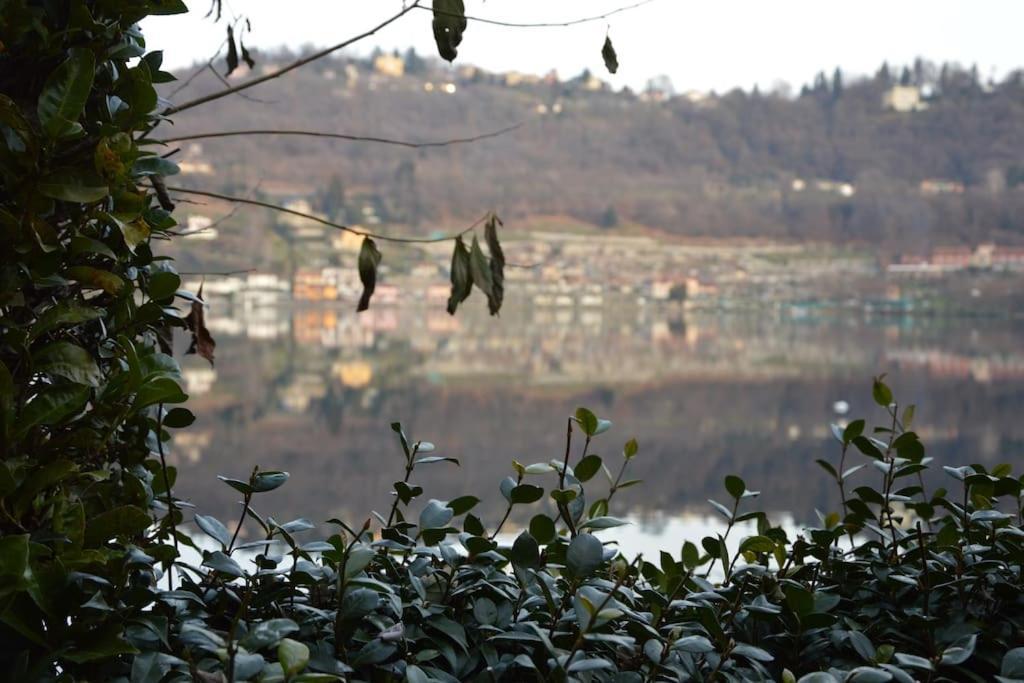 Villa Giardino Con Pontile Sul Lago D'Orta In Riva Орта-Сан-Джулио Экстерьер фото